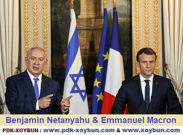 Emmanuel Macron & Benjamin Netanyahu.jpg